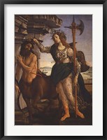 Framed Pallas Athena and the Centaur, 1482