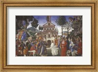 Framed Temptation of Christ, 1481-1482