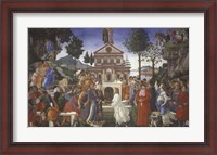 Framed Temptation of Christ, 1481-1482