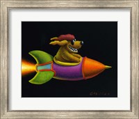 Framed Rocket Dog
