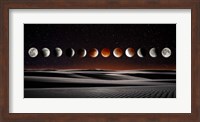 Framed Blood Moon Eclipse