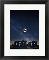 Framed Eclipse at Carhenge