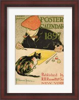 Framed R.H. Russell & Son Calendar, 1897