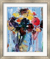 Framed Bouquet in Blue