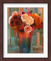 Framed Sunset Bouquet