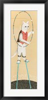 Framed Cat on Stilts