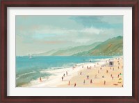 Framed Santa Monica Beach
