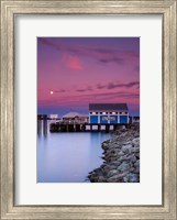 Framed Moon over Sidney Fish Market