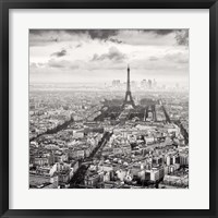 Framed La Tour Eiffel et La Defense