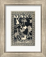 Framed Victor Bicycles (vertical, monochrome)