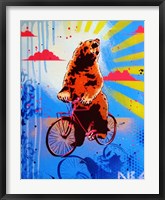 Framed Bear Back Rider