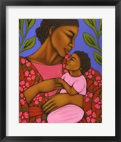 Framed African Mother and Baby