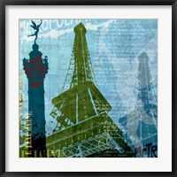 Framed Paris (French Blue)