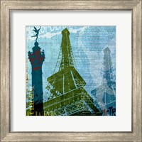 Framed Paris (French Blue)