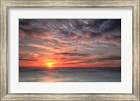 Framed Atlantic Sunrise No. 9