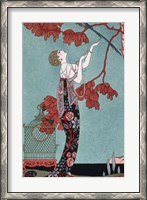 Framed Fashion Illustration, 1914