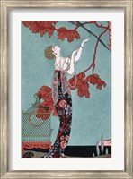 Framed Fashion Illustration, 1914