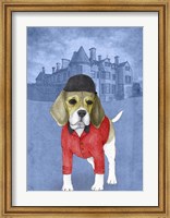 Framed Beagle with Beaulieu Palace
