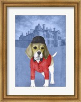 Framed Beagle with Beaulieu Palace