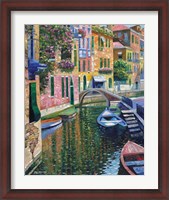 Framed Romantic Canal