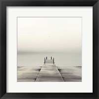 Framed Pier and Seagull