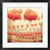 Framed Chinese Lanterns