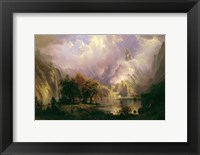 Framed Rocky Mountain Landscape