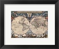 Framed Nova et Accuratissima Totius Terrarum Orbis Tabula