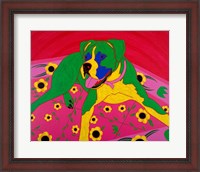 Framed Courageous Clown