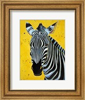 Framed Zebra