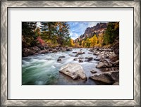Framed Teton River Rush