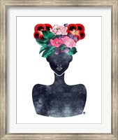 Framed Flower Crown Silhouette II