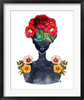 Framed Flower Crown Silhouette III