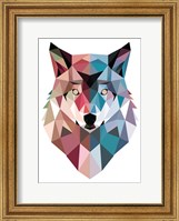Framed Geo Wolf