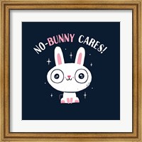 Framed No Bunny Cares
