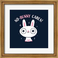 Framed No Bunny Cares