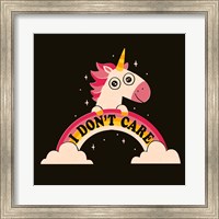Framed Unicorn Don't Care
