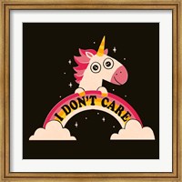 Framed Unicorn Don't Care