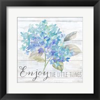 Framed Farmhouse Hydrangea I