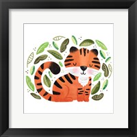 Framed Safari Cuties Tiger