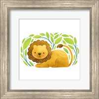 Framed Safari Cuties Lion