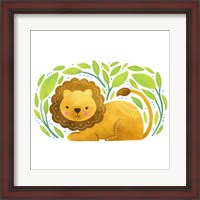Framed Safari Cuties Lion