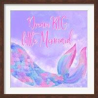 Framed Mermaid Life I Pink/Purple