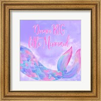 Framed Mermaid Life I Pink/Purple