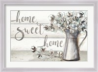 Framed Farmhouse Cotton Home Sweet Home