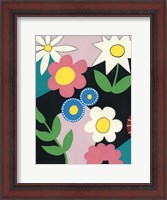 Framed Vivid Blossoms II