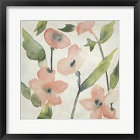 Blush Pink Blooms I Framed Print