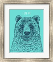 Framed I Like You Bear