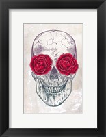 Framed Skull & Roses