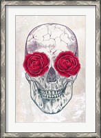Framed Skull & Roses